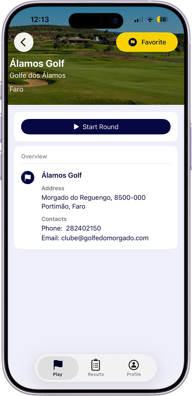 Play - Add Course as Favorite